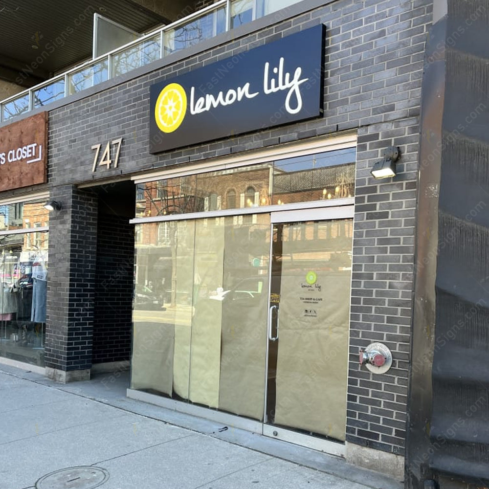 Custom Acrylic Push Through Signs LED push-thru Letters Sign for Business Brand