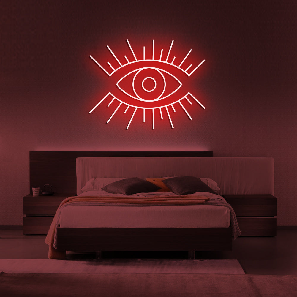 Eye Neon Sign - LED Neon Sign For Gifts, Room Decor