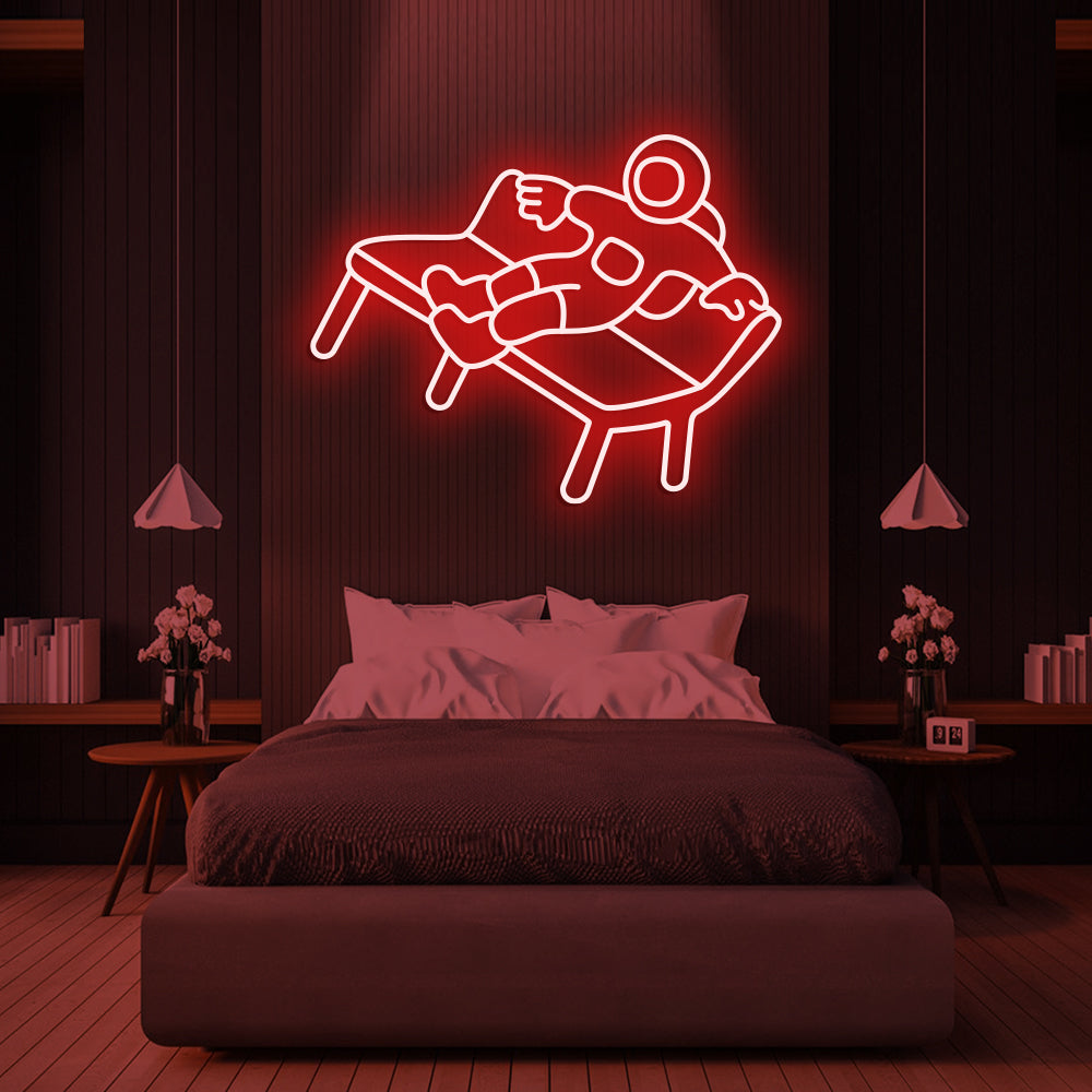 Astronaut Neon Sign - LED Neon Sign For Gifts, Room Decor