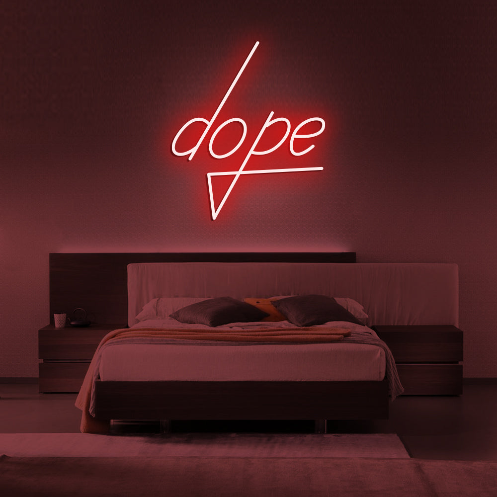 Dope Neon Sign - LED Neon Sign For Gifts, Room Decor