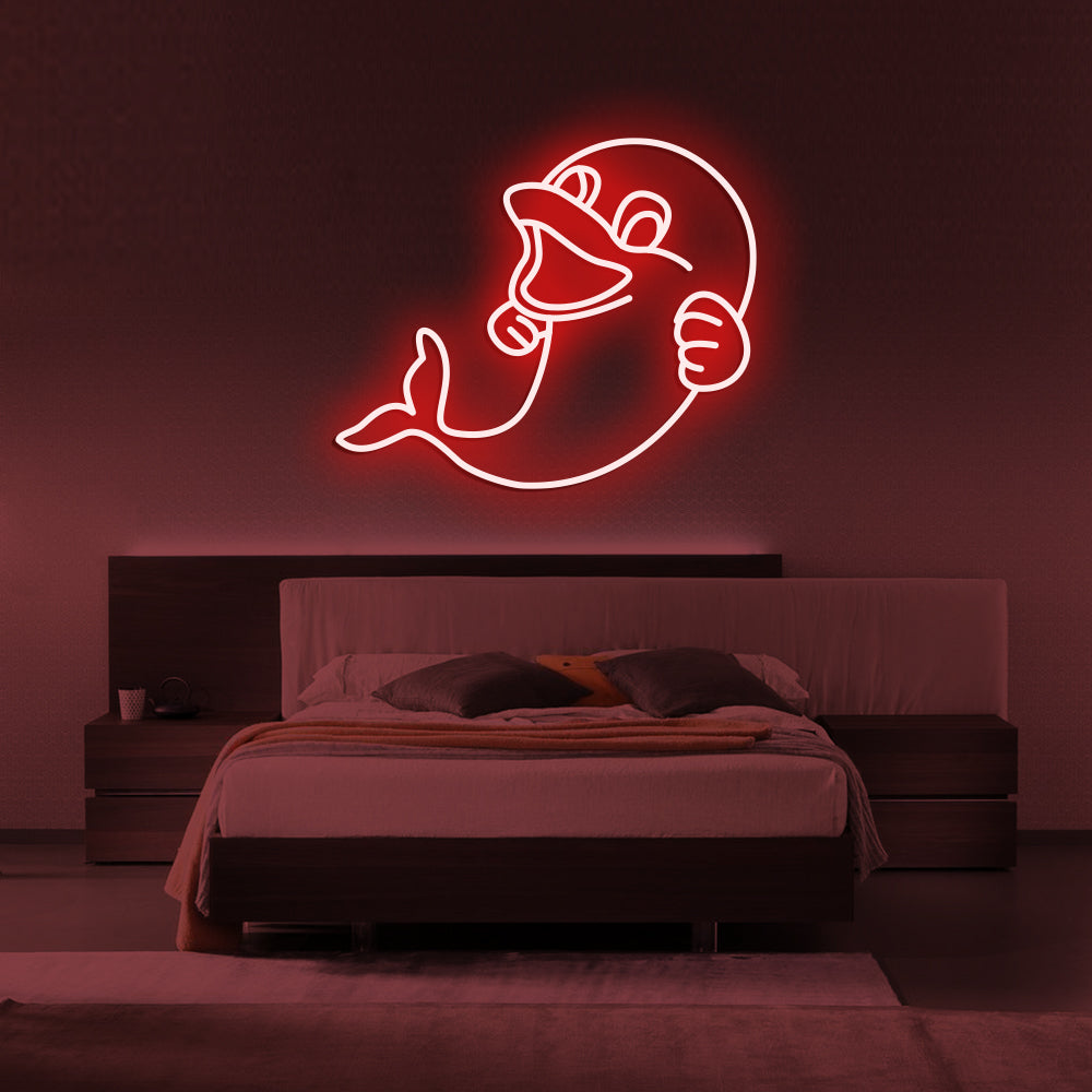 Dolphin Neon Sign - LED Neon Sign For Gifts, Room Decor