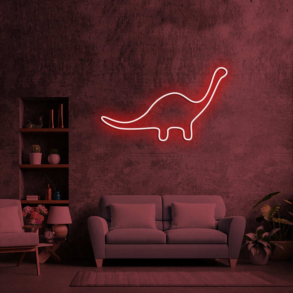 Dinosaur Neon Sign - LED Neon Sign For Gifts, Room Decor