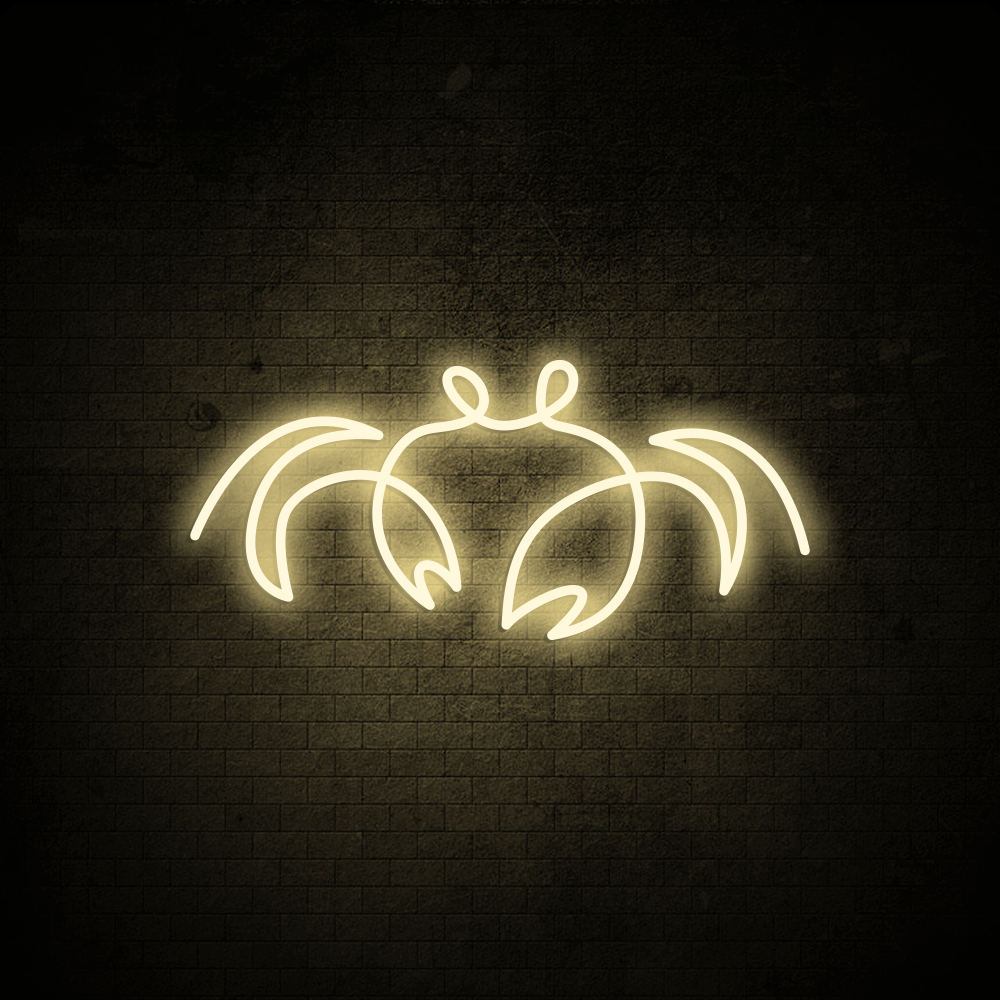Cancer Crab Neon Sign - LED Neon Sign For Gifts, Room Decor