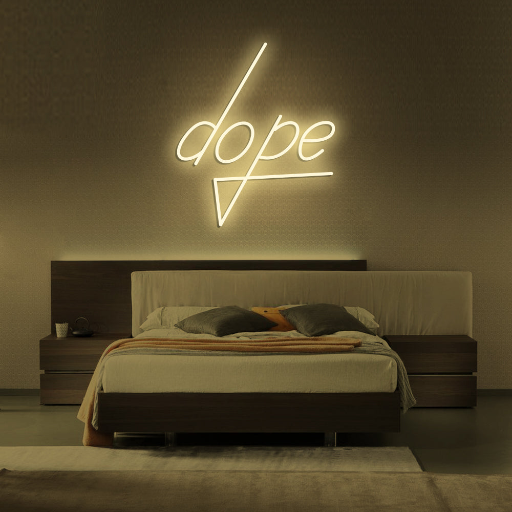 Dope Neon Sign - LED Neon Sign For Gifts, Room Decor