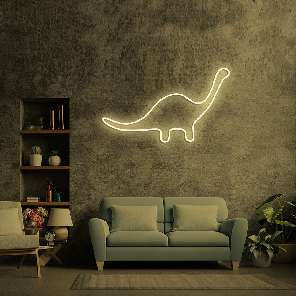 Dinosaur Neon Sign - LED Neon Sign For Gifts, Room Decor