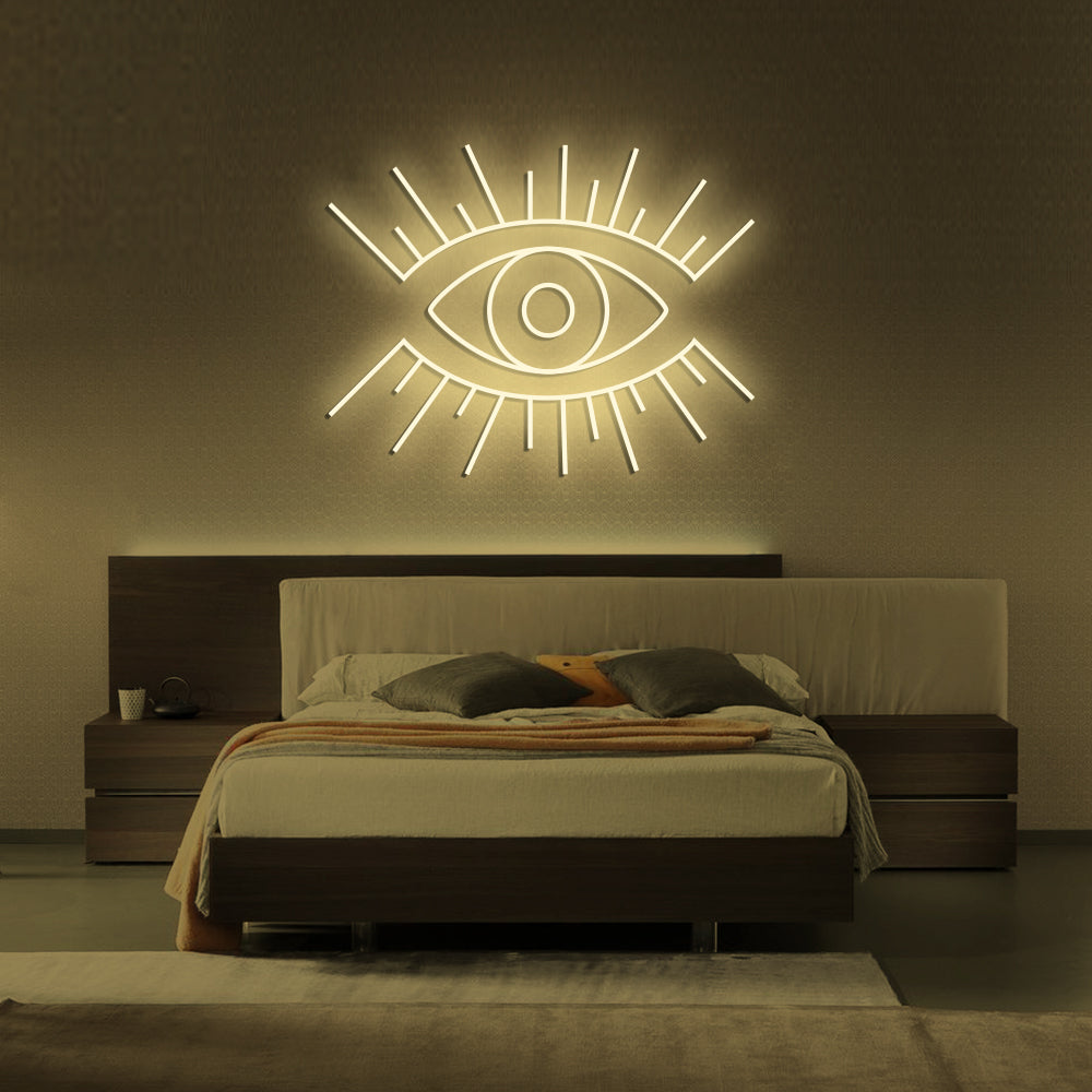 Eye Neon Sign - LED Neon Sign For Gifts, Room Decor