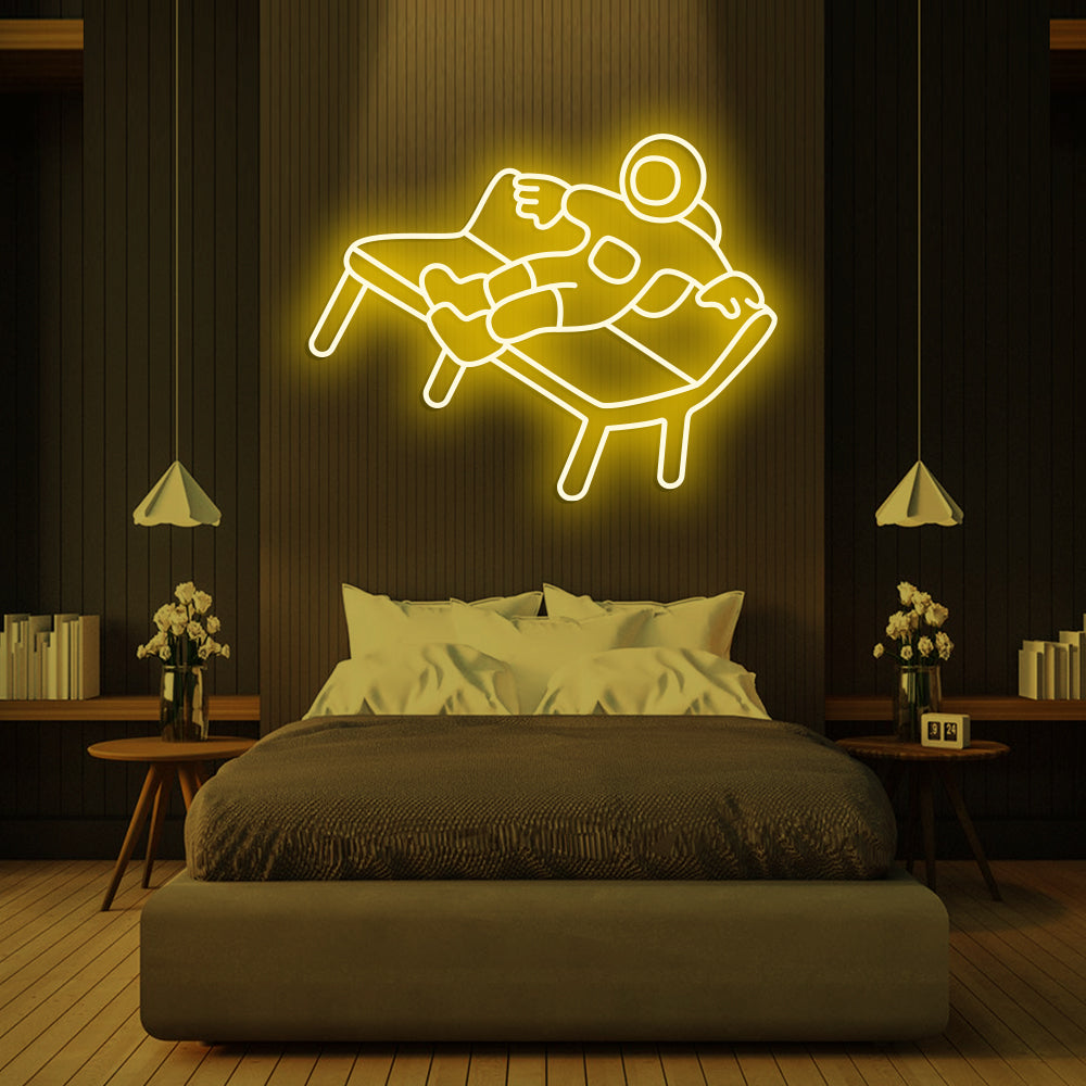 Astronaut Neon Sign - LED Neon Sign For Gifts, Room Decor