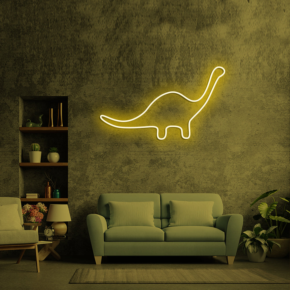 Dinosaur Neon Sign - LED Neon Sign For Gifts, Room Decor