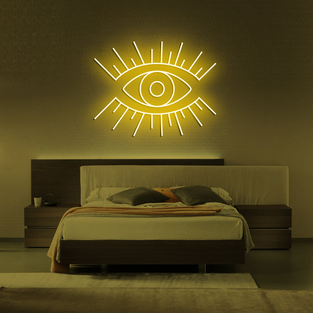 Eye Neon Sign - LED Neon Sign For Gifts, Room Decor