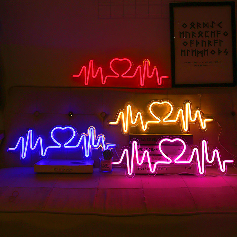 Heartbeat Neon Signs