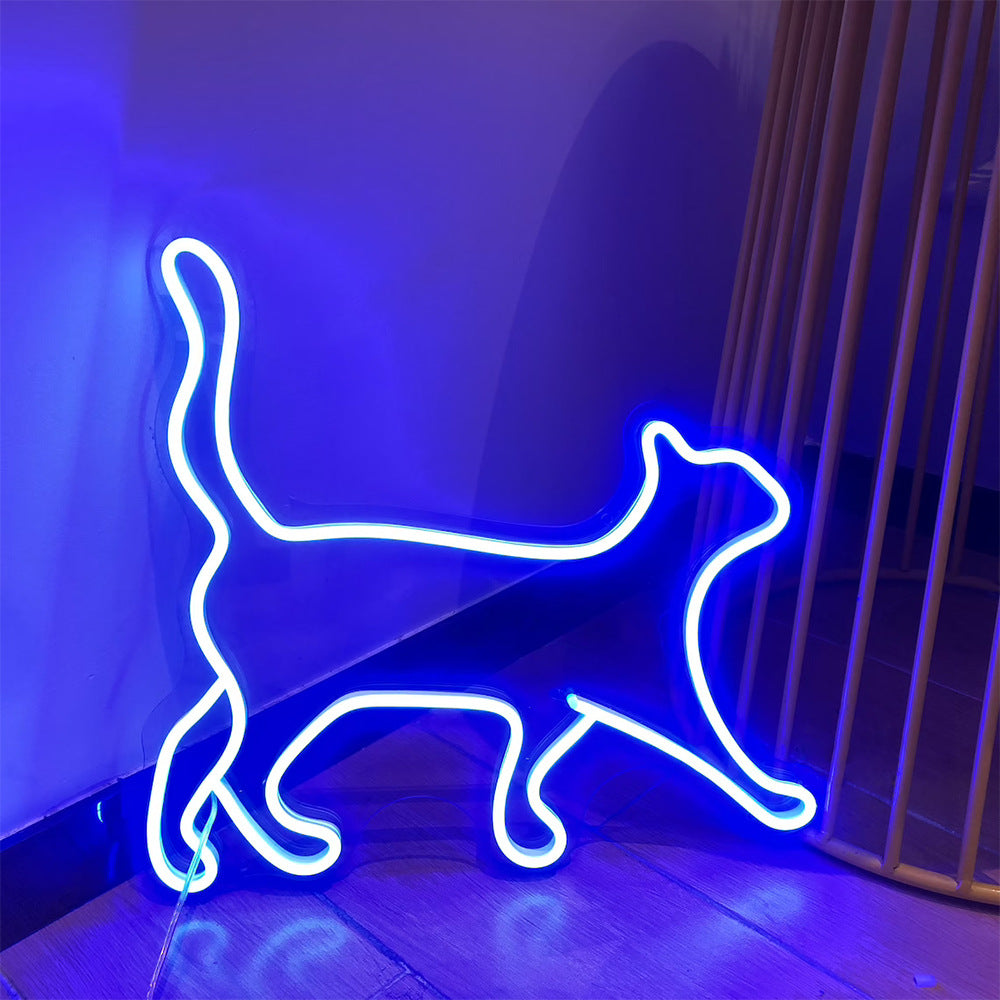 Cat Walking Neon Signs