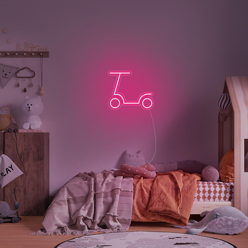 Mini Scooter LED Neon Signs