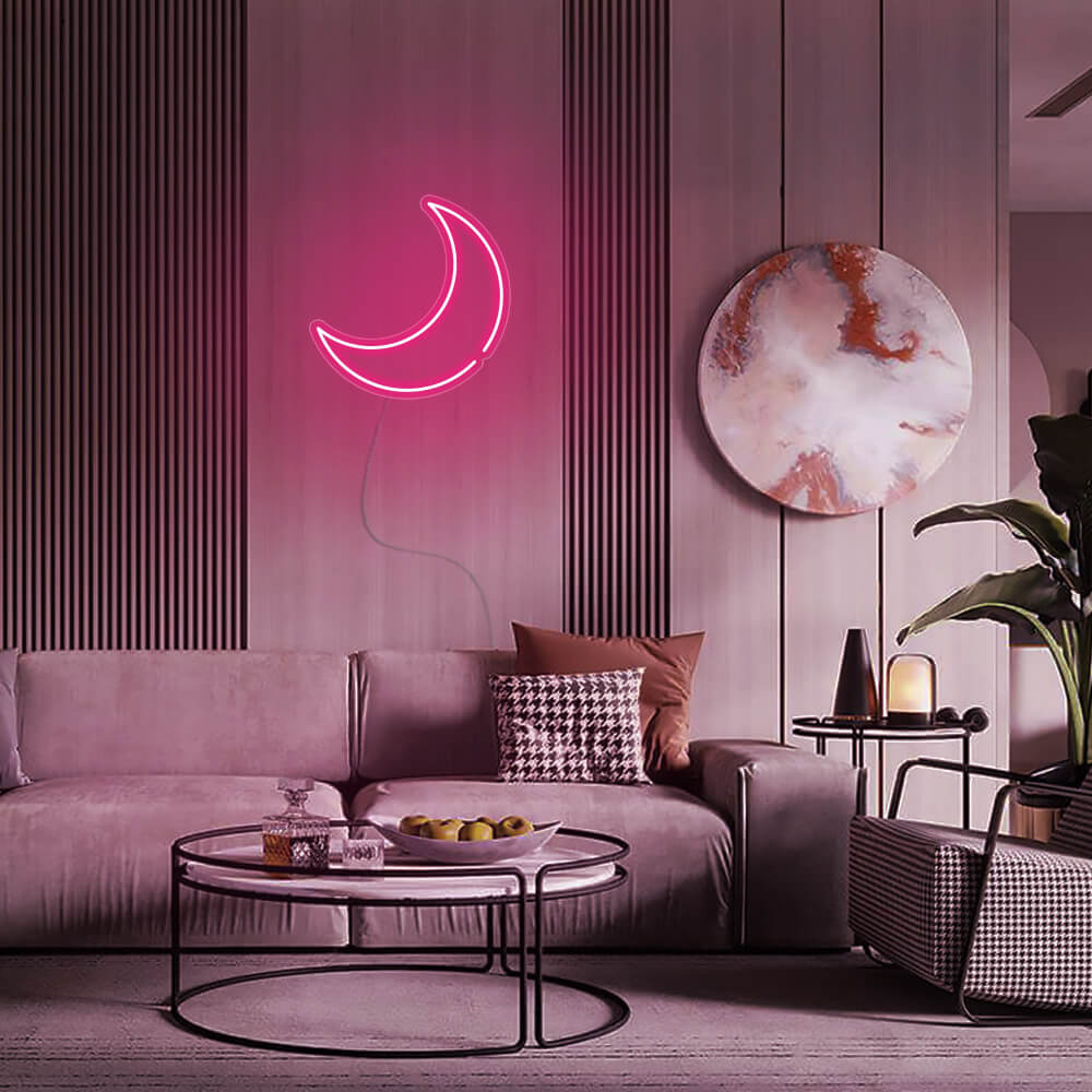 Mini Moon LED Neon Signs