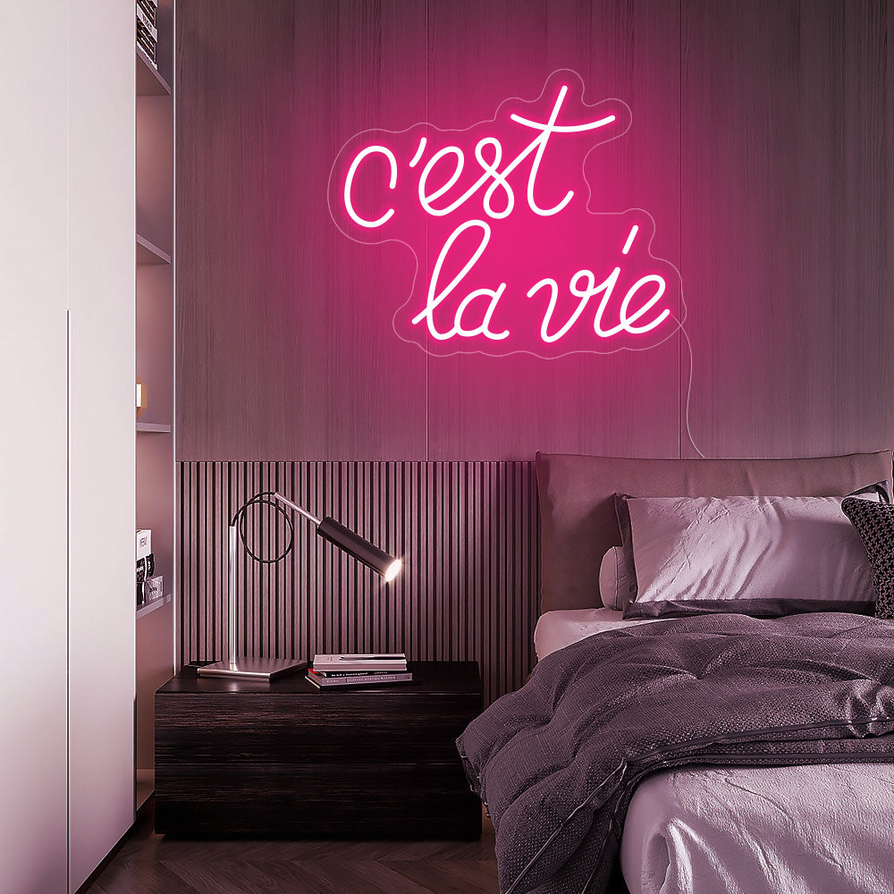 C'est la vie Neon Signs