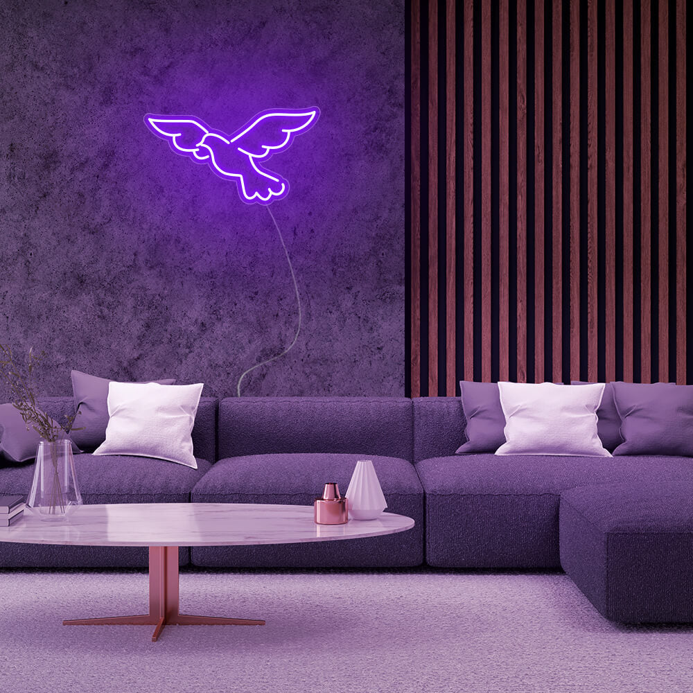 Mini Pigeon Bird LED Neon Signs