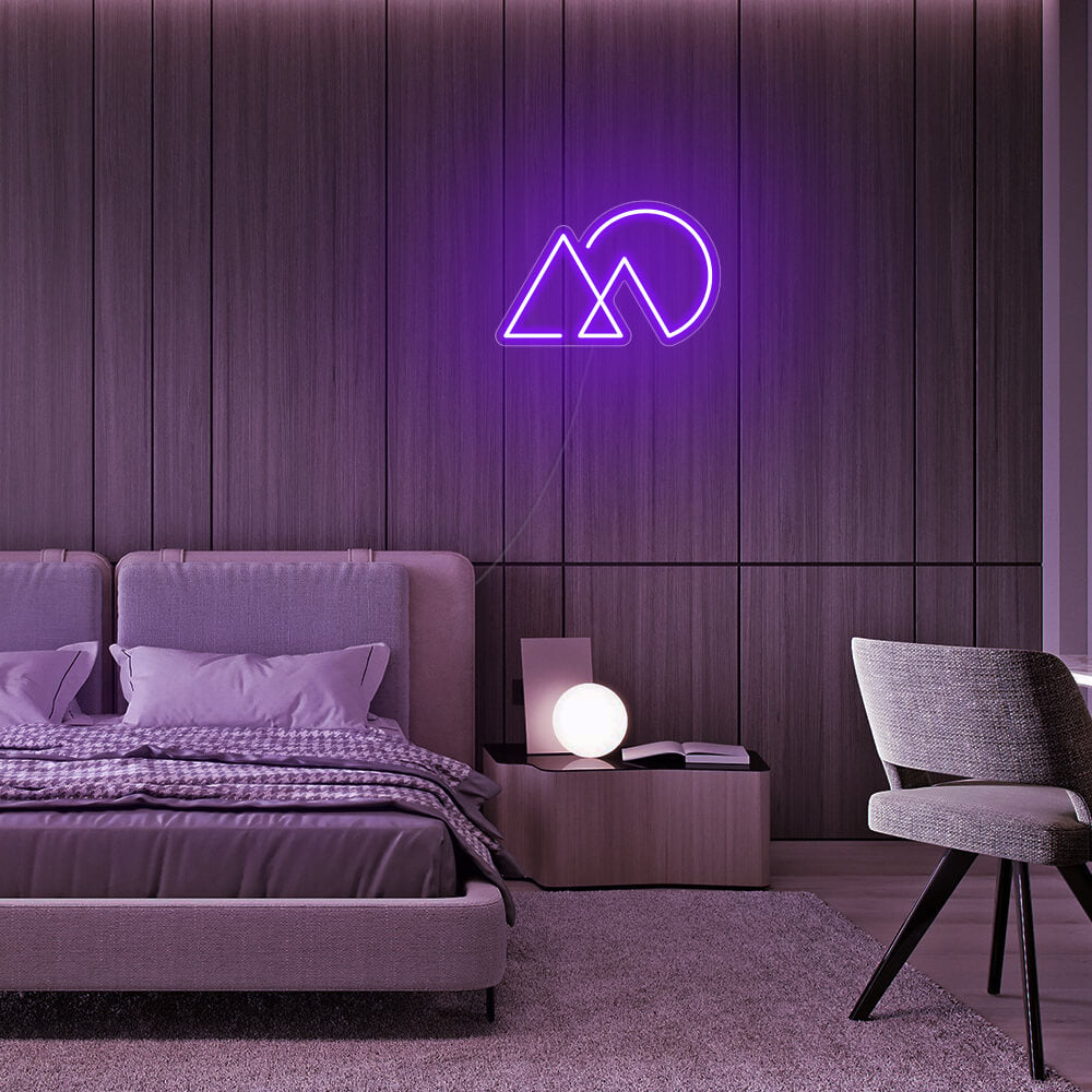 Mini Sunset Mountain LED Neon Signs