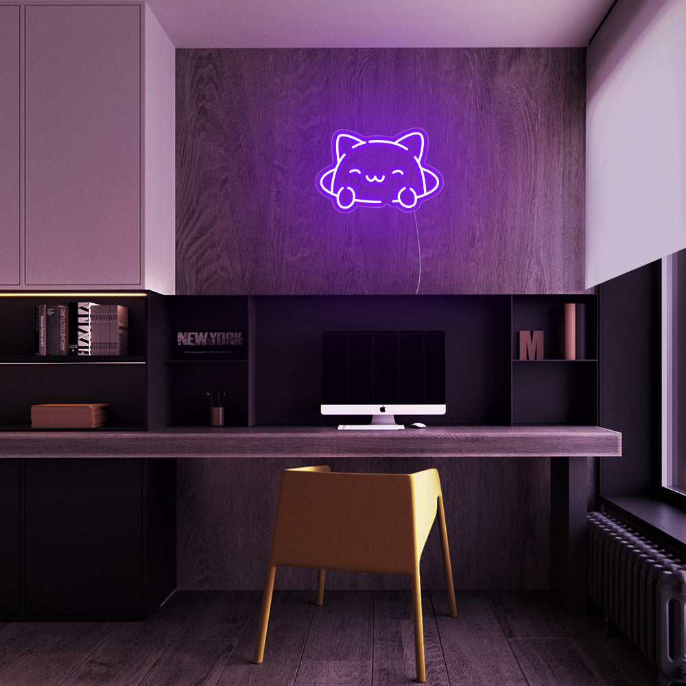 Mini Cute Animal Kitty LED Neon Signs