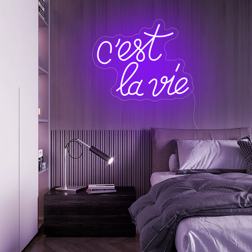 C'est la vie Neon Signs