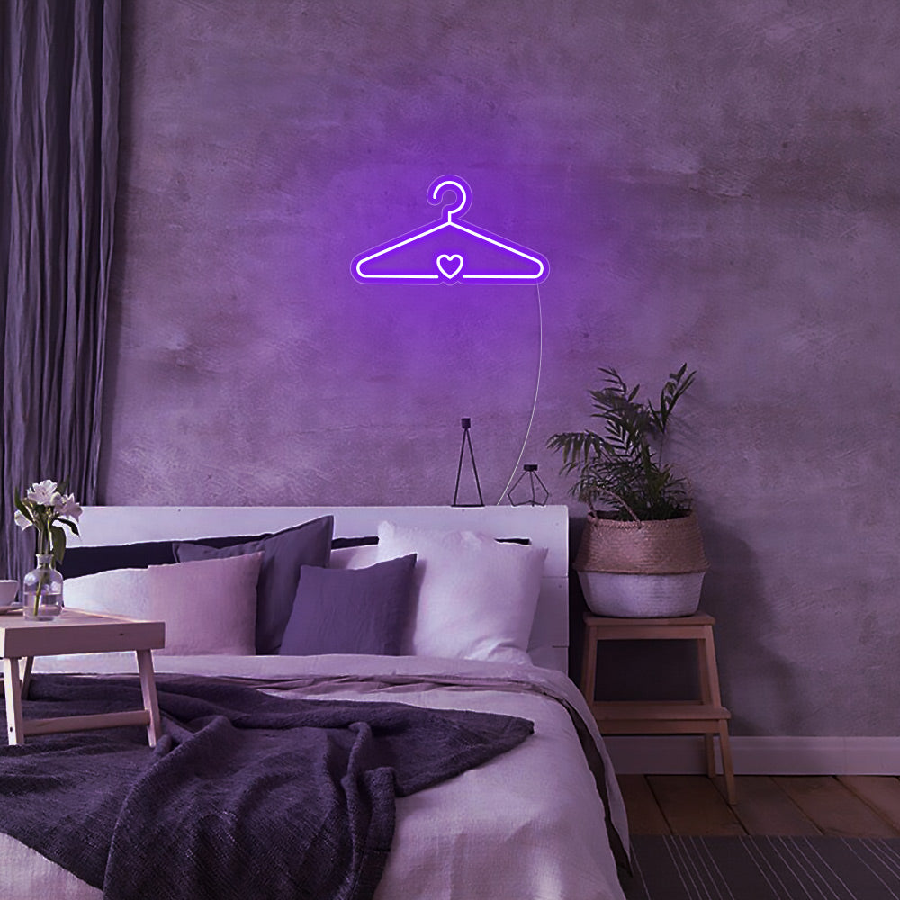 Mini Coat Hanger LED Neon Signs