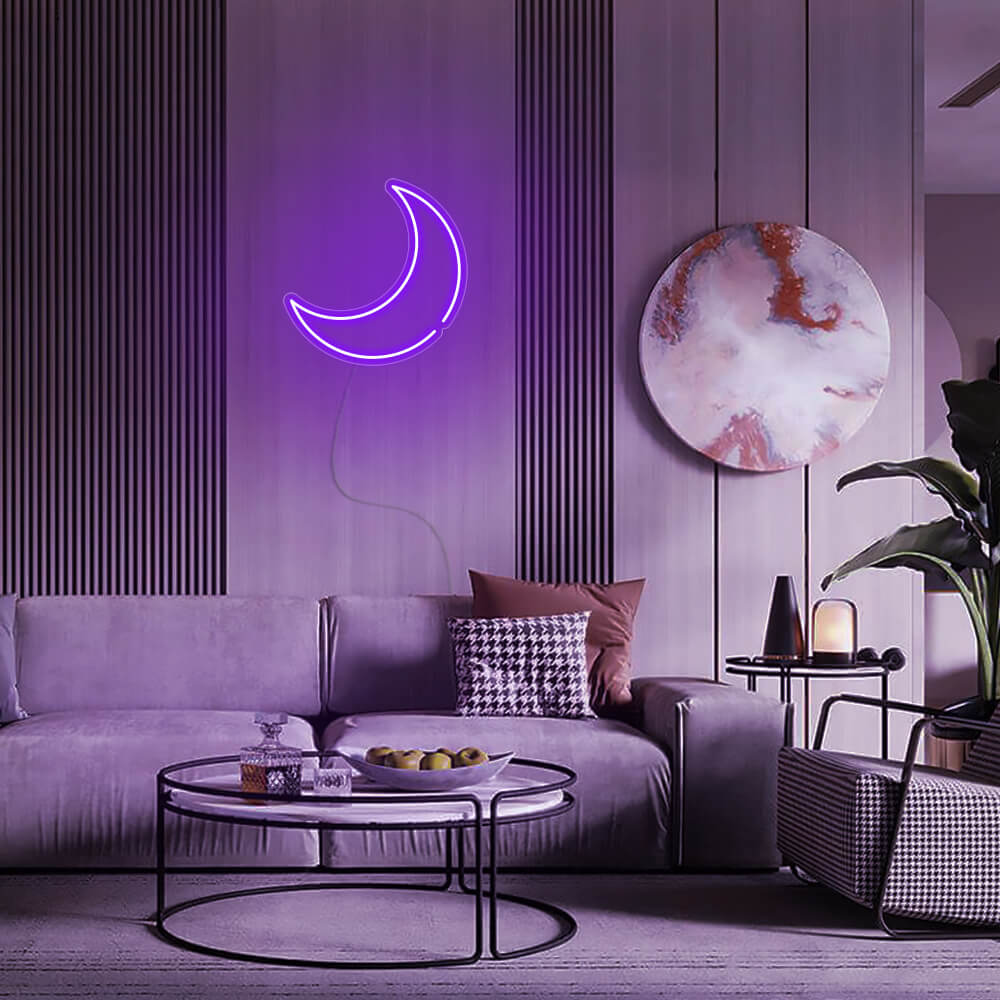 Mini Moon LED Neon Signs