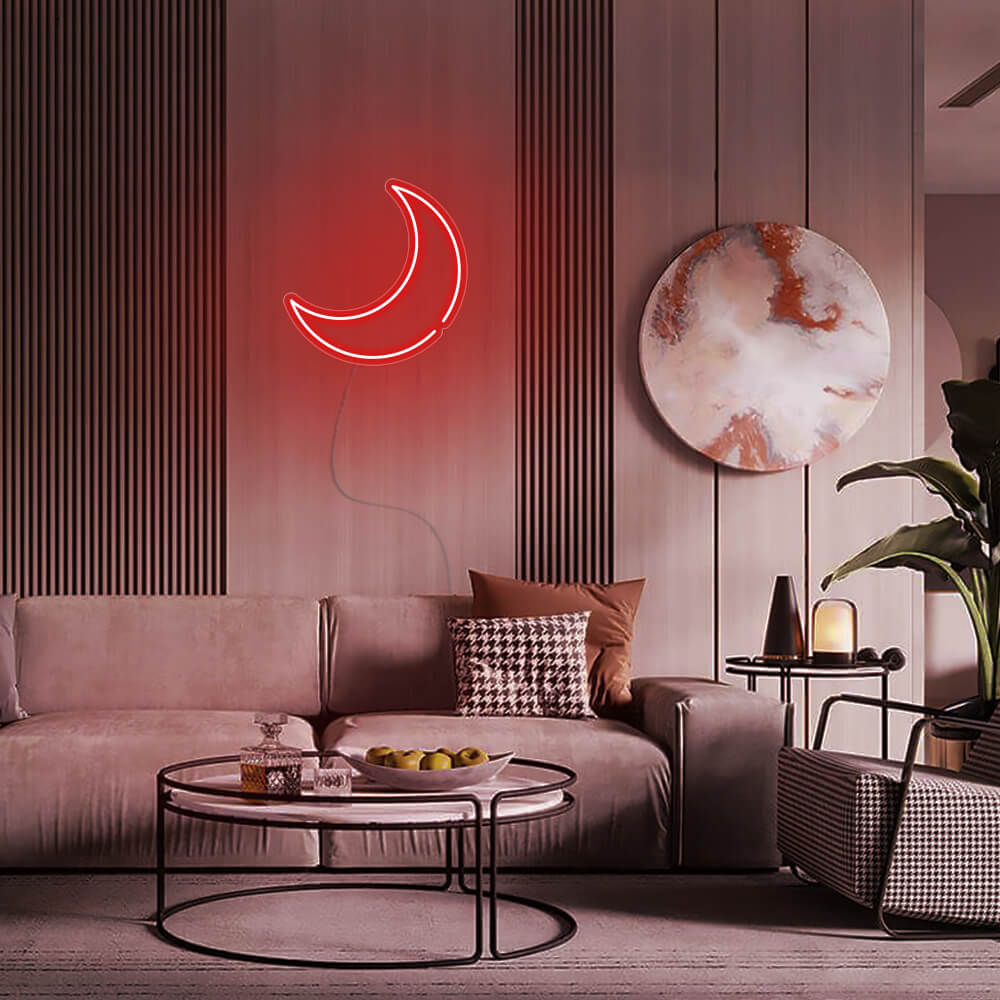 Mini Moon LED Neon Signs