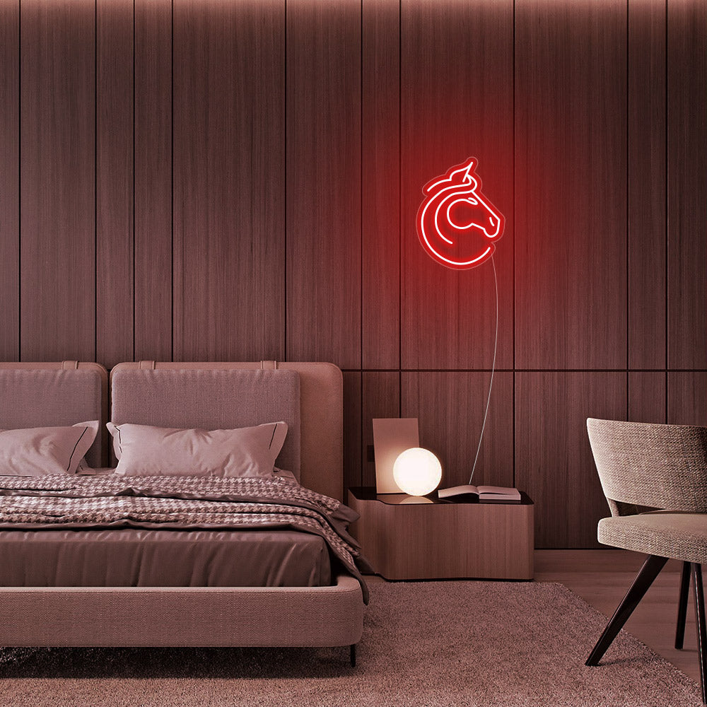 Steed Horse Head Neon Signs