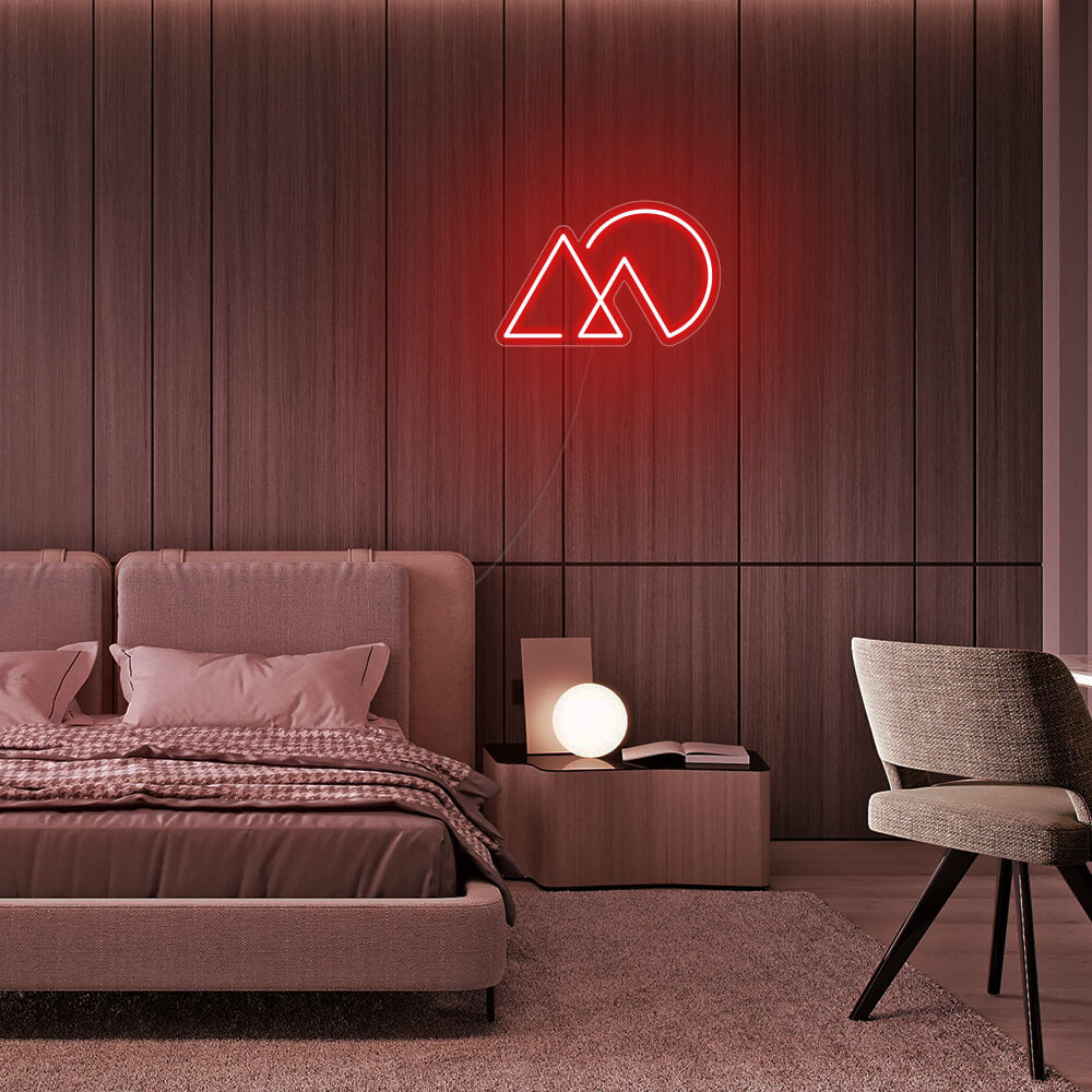 Mini Sunset Mountain LED Neon Signs