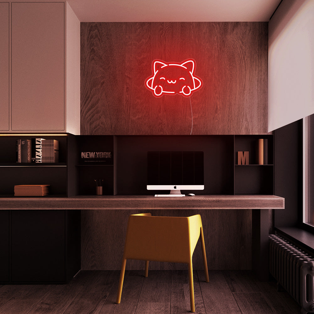 Mini Cute Animal Kitty LED Neon Signs