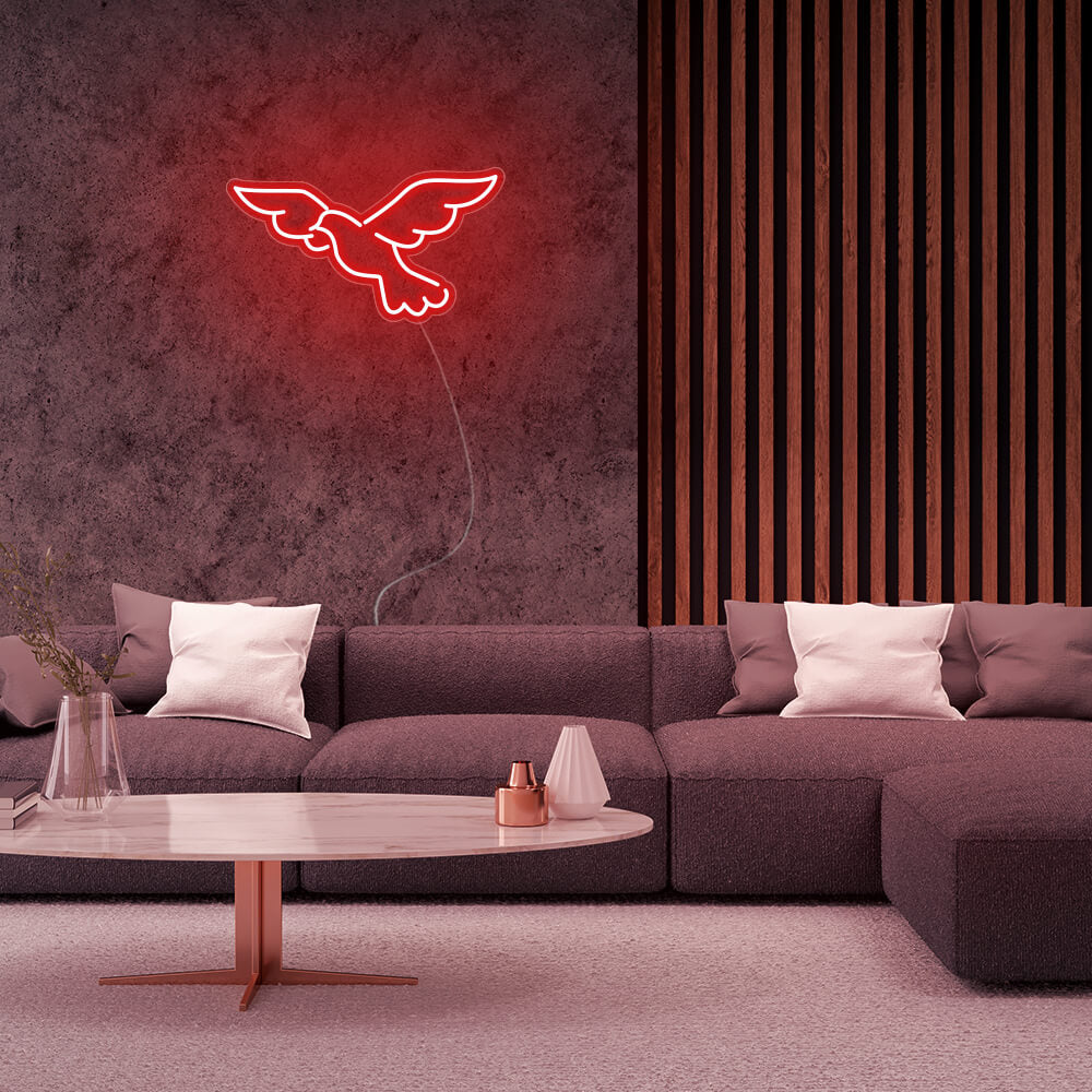 Mini Pigeon Bird LED Neon Signs