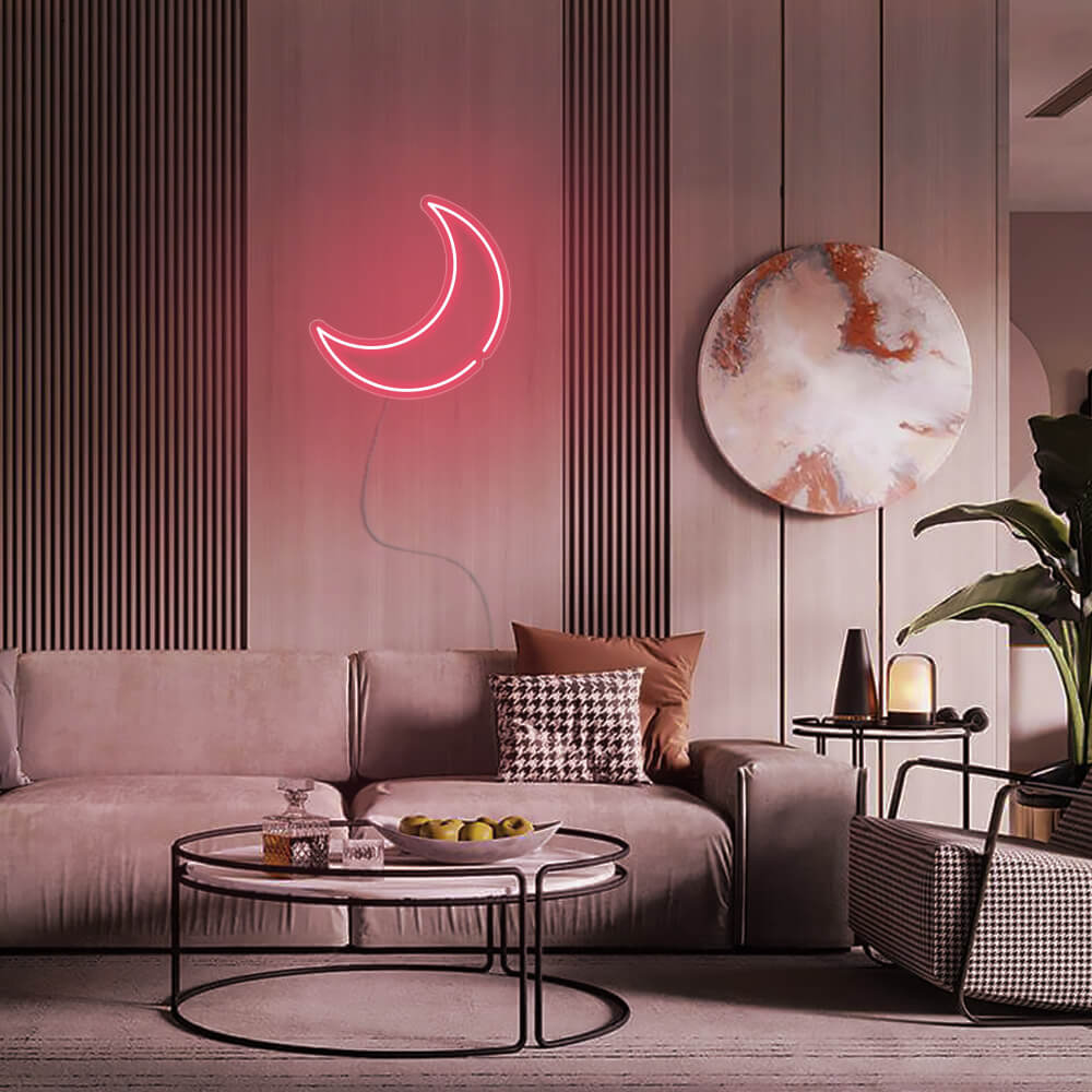 Mini Moon LED Neon Signs