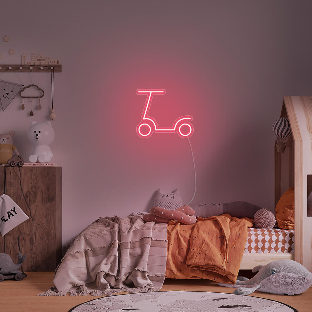 Mini Scooter LED Neon Signs