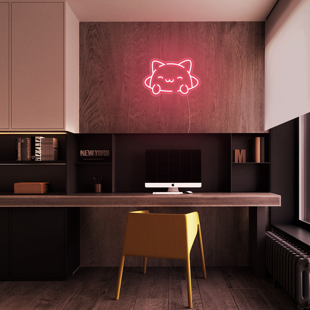 Mini Cute Animal Kitty LED Neon Signs