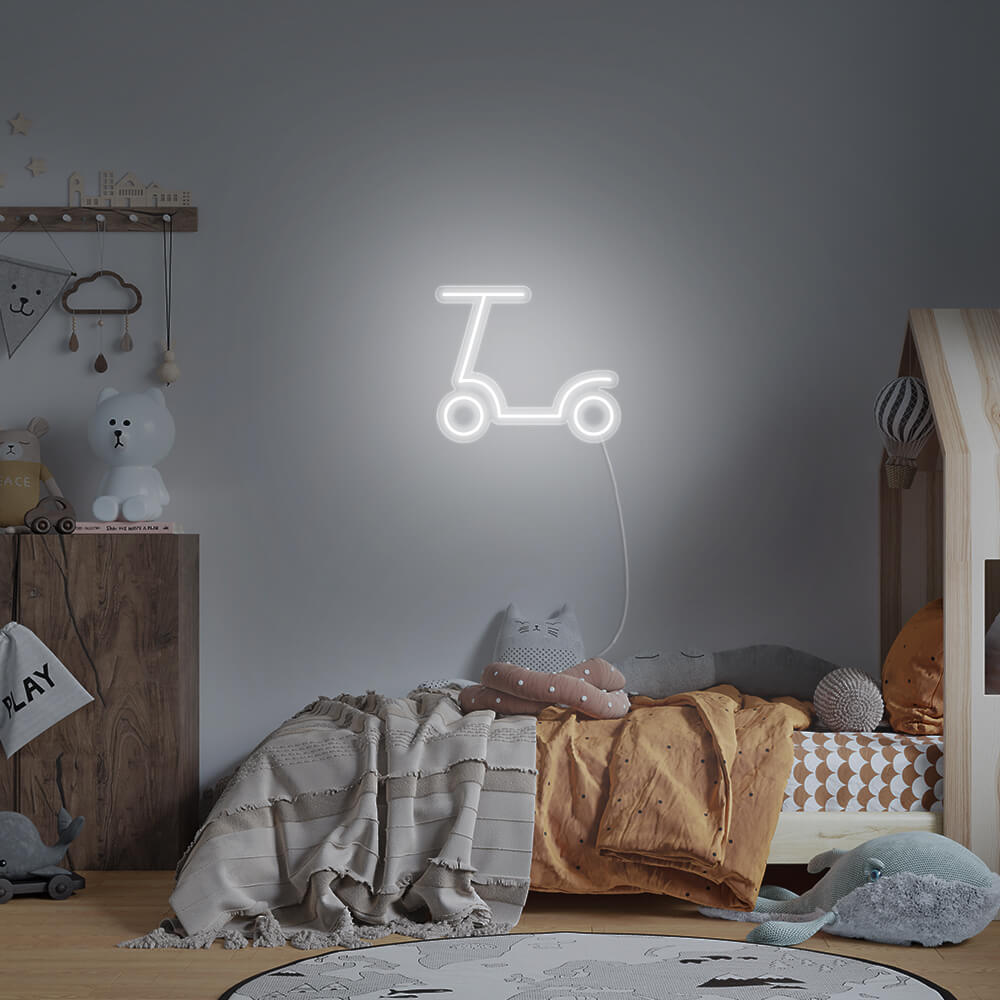 Mini Scooter LED Neon Signs