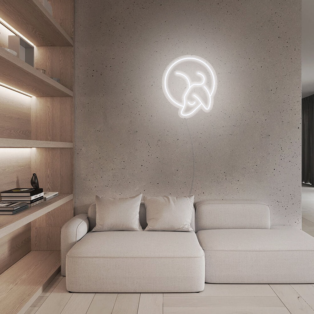 Mini Sleeping Dog Mini Dachshund LED Neon Signs