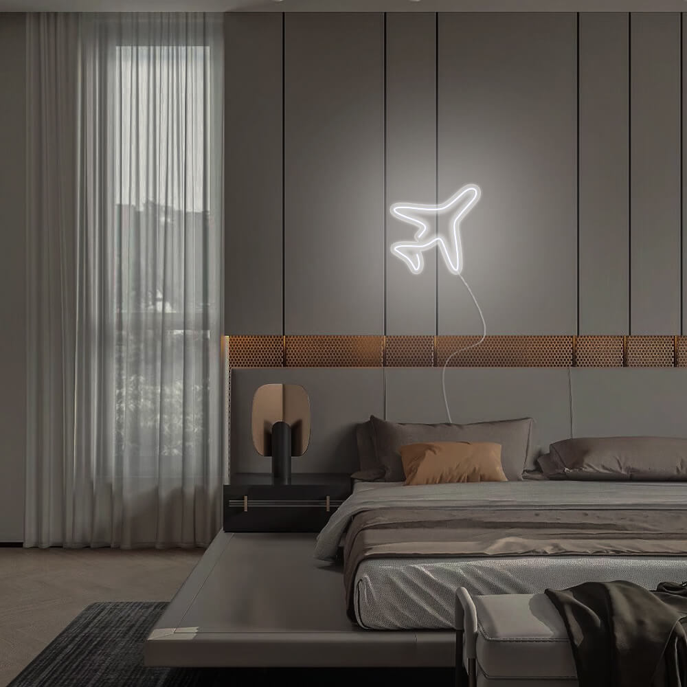 Mini Airplane LED Neon Signs