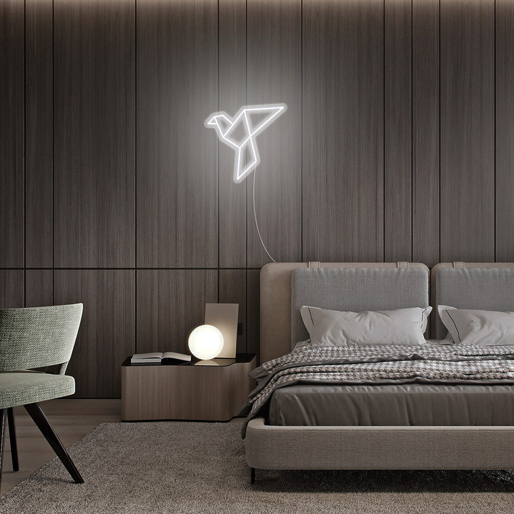 Mini Paper Crane LED Neon Signs