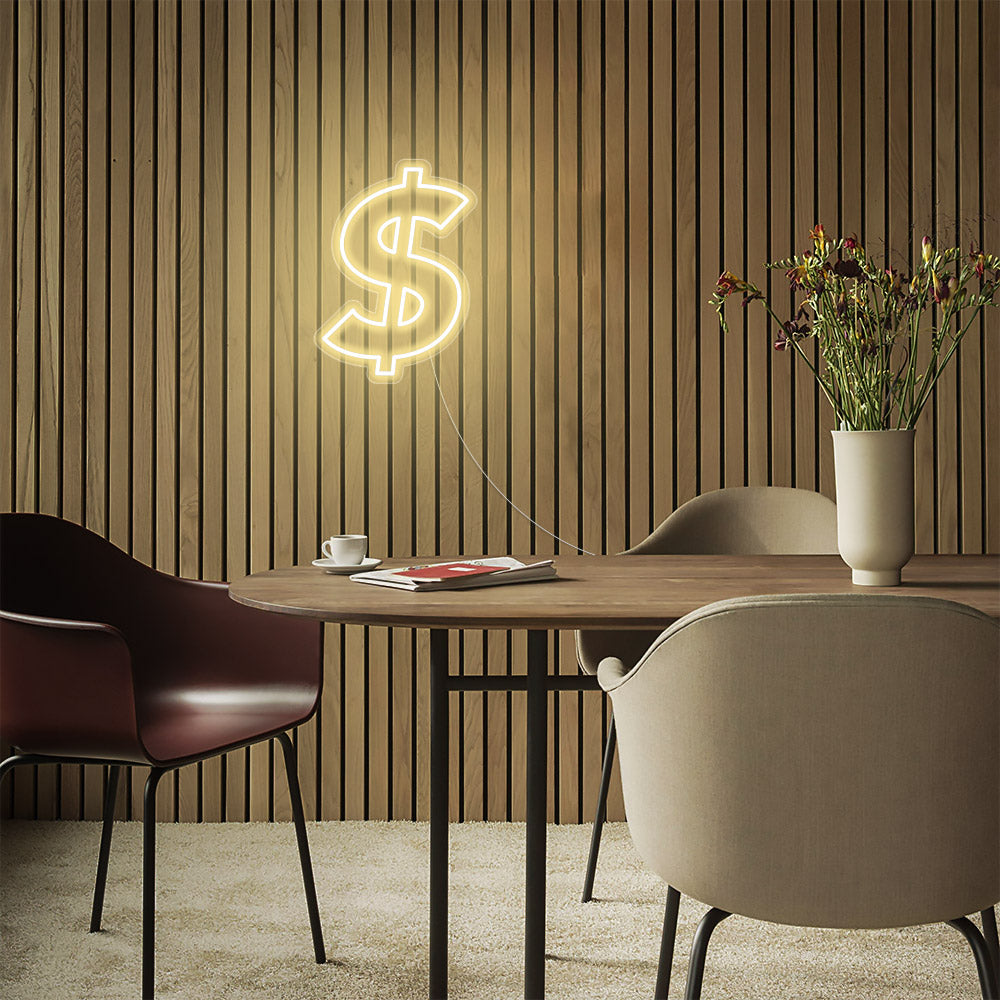 Mini $ Dollar LED Neon Signs