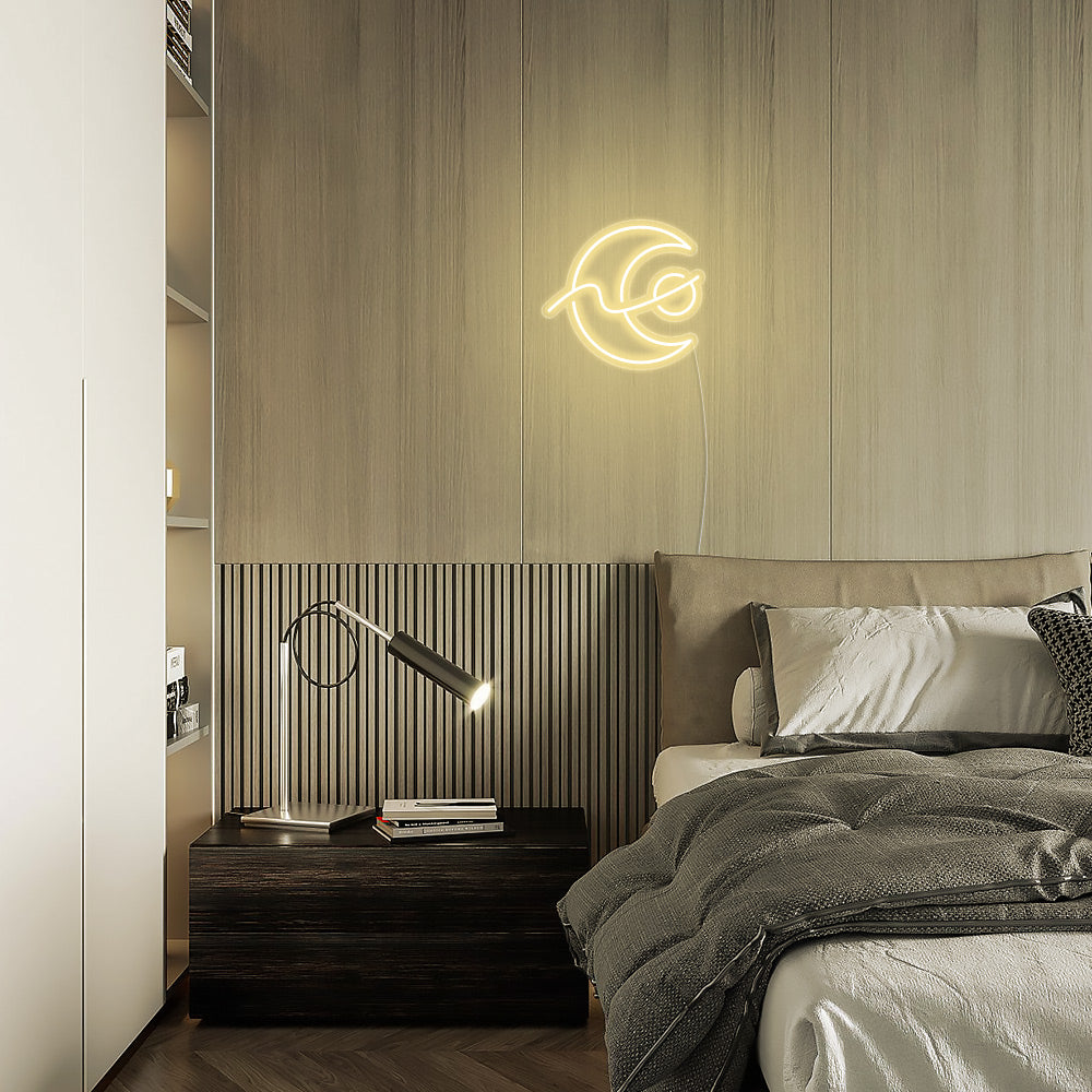 Mini Changing Moon LED Neon Signs