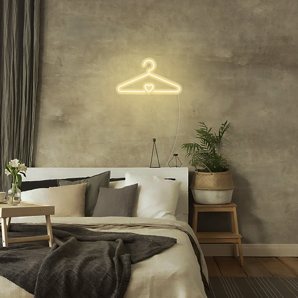 Mini Coat Hanger LED Neon Signs