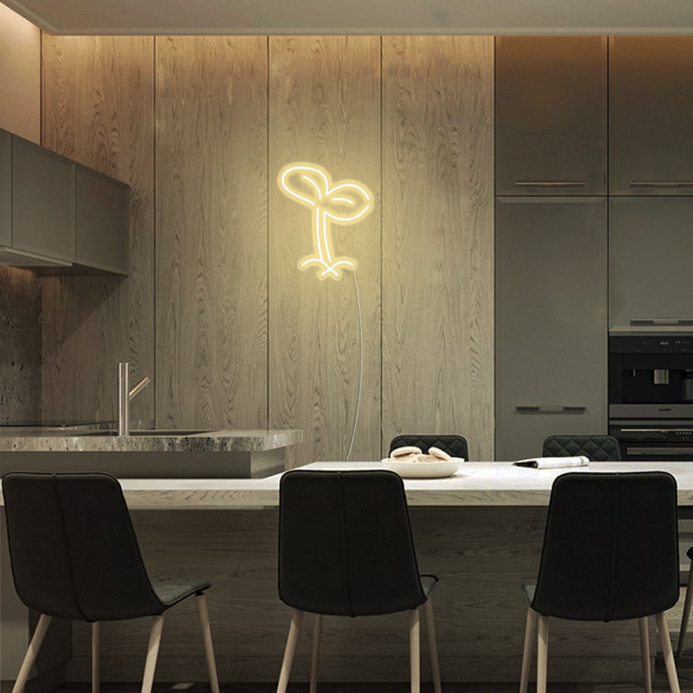 Mini Sprout Seed LED Neon Signs