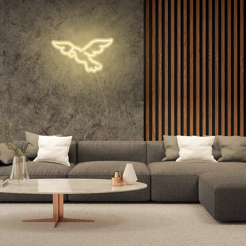 Mini Pigeon Bird LED Neon Signs