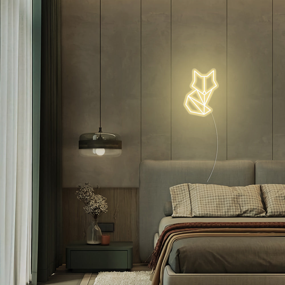 Mini Artistic Fox LED Neon Signs