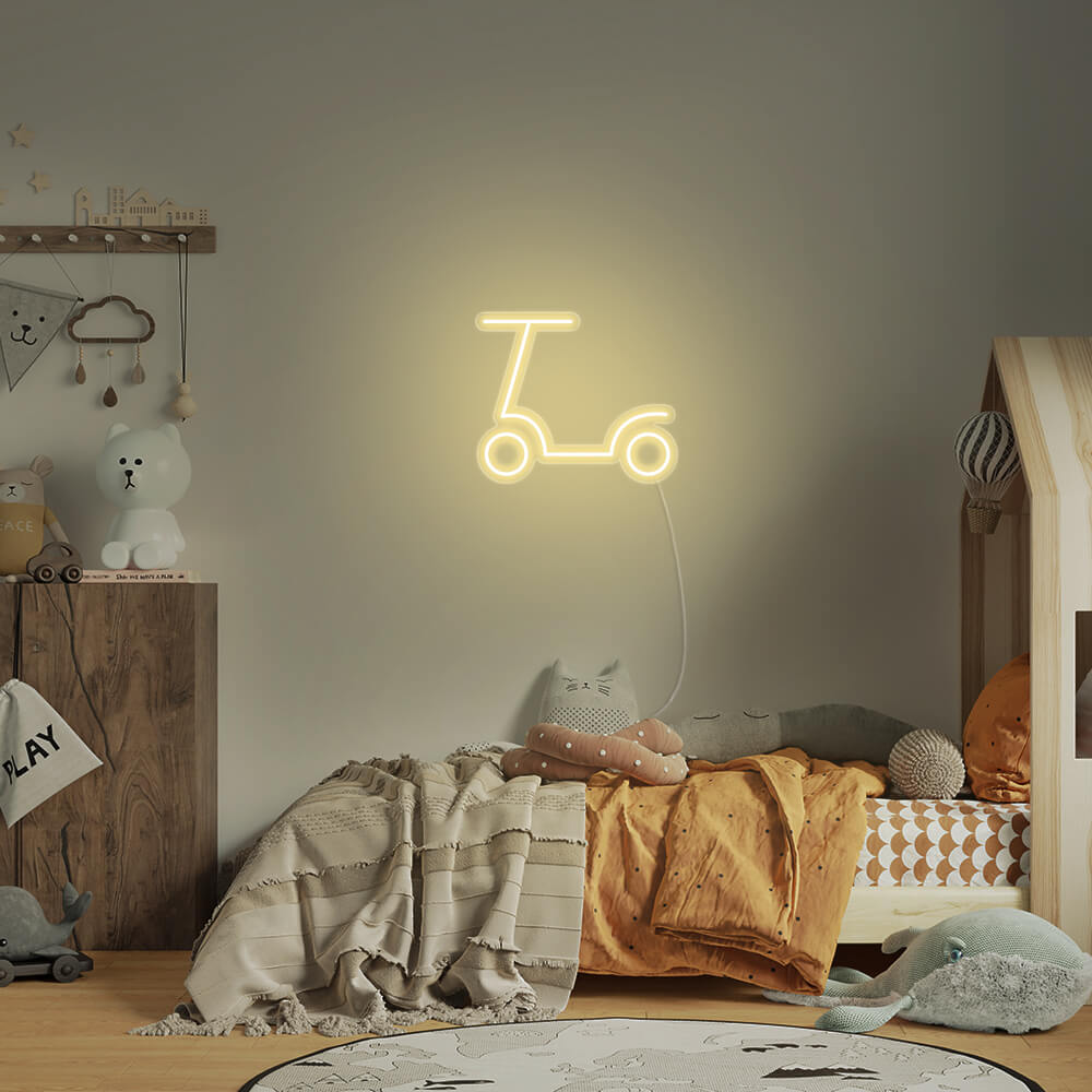 Mini Scooter LED Neon Signs