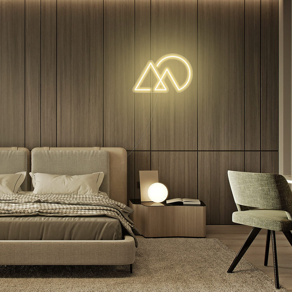 Mini Sunset Mountain LED Neon Signs