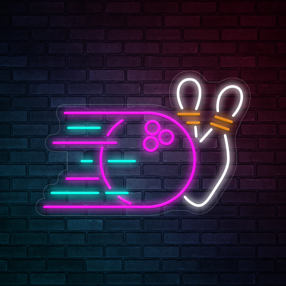 Bowling Neon Sign