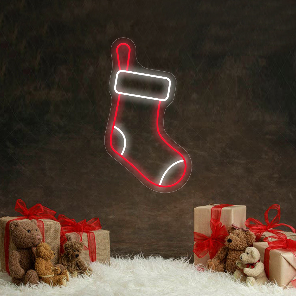 Christmas Socks Neon Signs - 3