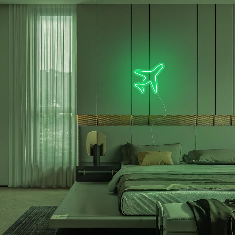 Mini Airplane LED Neon Signs