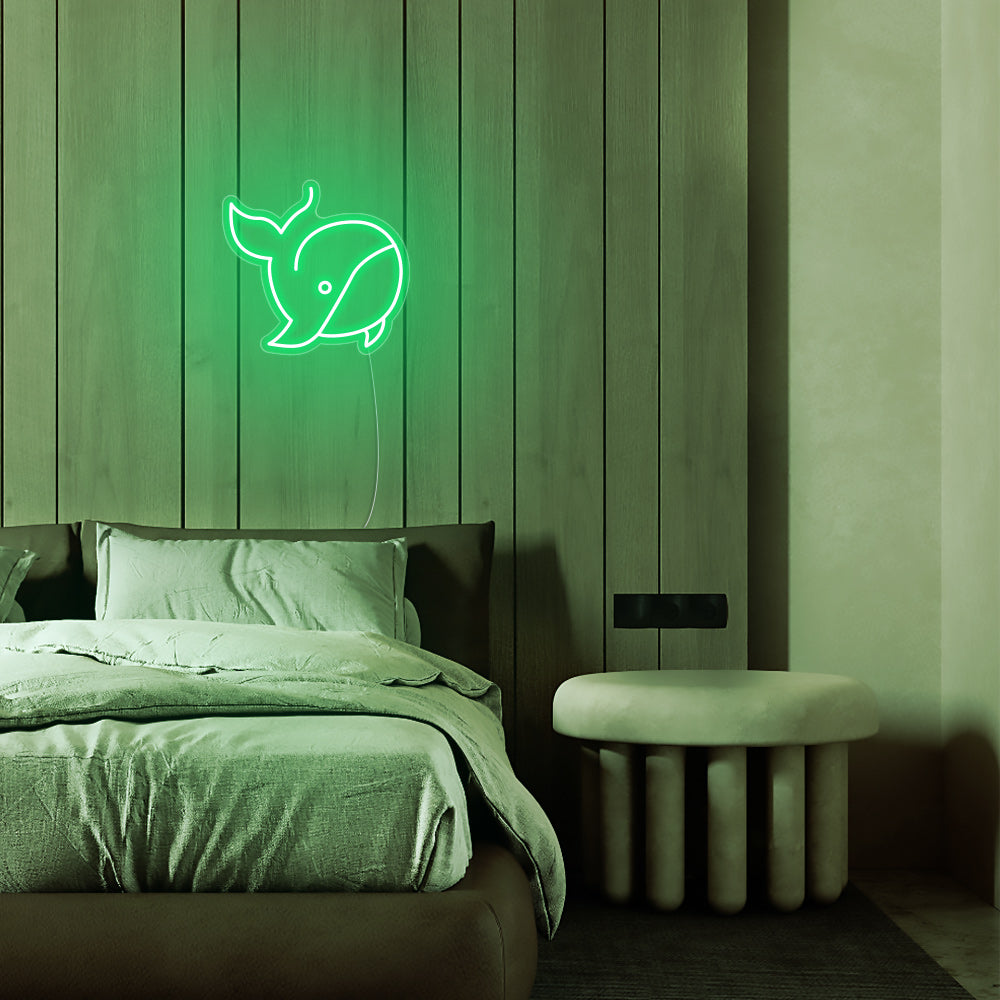 Mini Whale LED Neon Signs