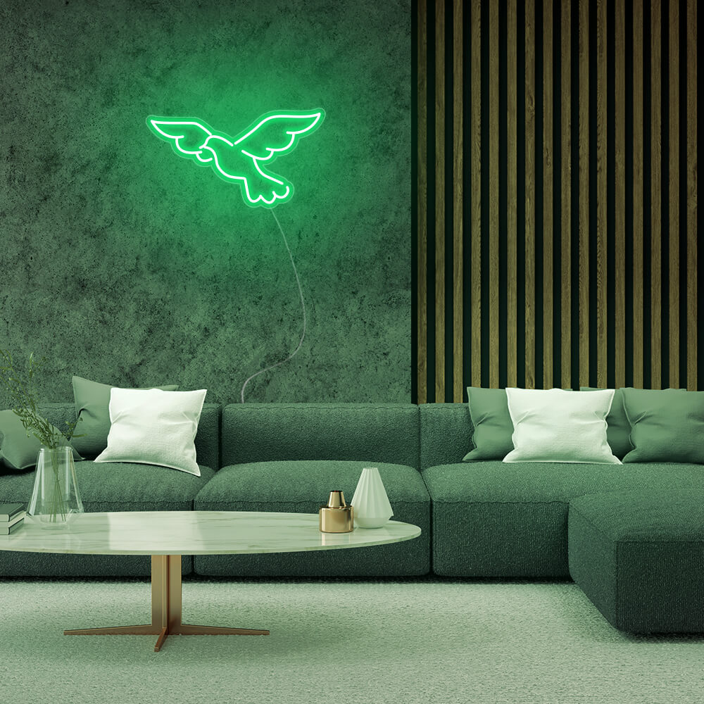 Mini Pigeon Bird LED Neon Signs