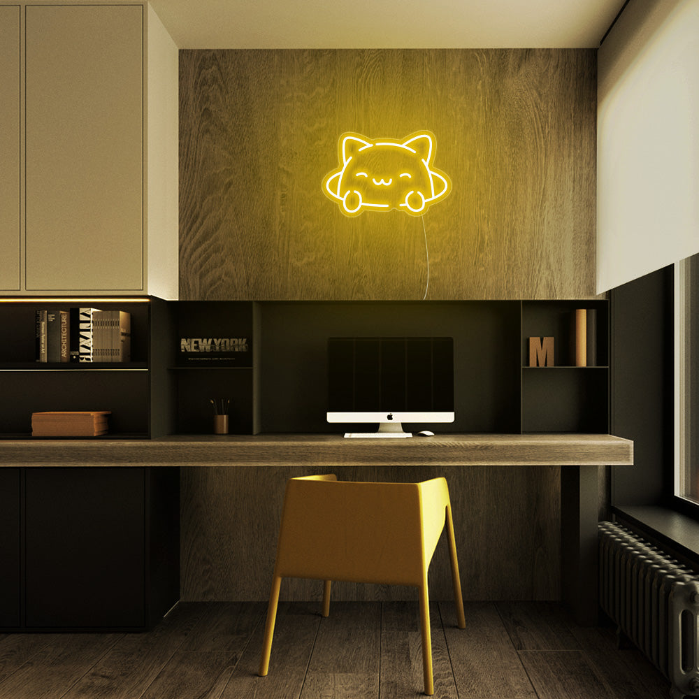 Mini Cute Animal Kitty LED Neon Signs
